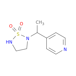 Pyridine, 4-[1-(1,1-dioxido-1,2,5-thiadiazolidin-2-yl)ethyl]-