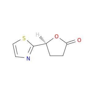 2(3H)-Furanone, dihydro-5-(2-thiazolyl)-, (S)-