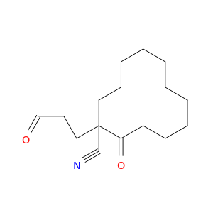 Cyclododecanecarbonitrile, 2-oxo-1-(3-oxopropyl)-