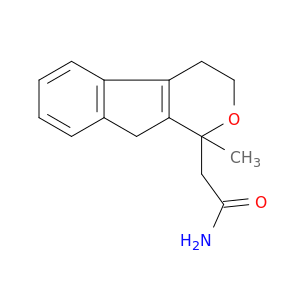 Indeno[2,1-c]pyran-1-acetamide, 1,3,4,9-tetrahydro-1-methyl-