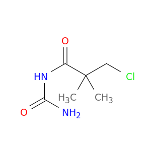 Propanamide, N-(aminocarbonyl)-3-chloro-2,2-dimethyl-