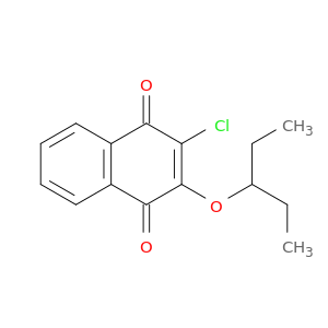 1,4-Naphthalenedione, 2-chloro-3-(1-ethylpropoxy)-