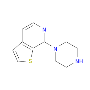 Thieno[2,3-c]pyridine, 7-(1-piperazinyl)-