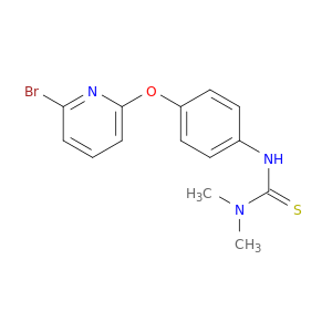 Thiourea, N'-[4-[(6-bromo-2-pyridinyl)oxy]phenyl]-N,N-dimethyl-