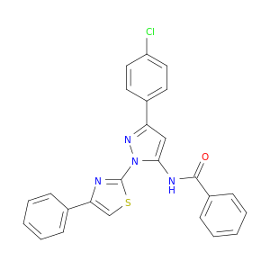 Benzamide,N-[3-(4-chlorophenyl)-1-(4-phenyl-2-thiazolyl)-1H-pyrazol-5-yl]-