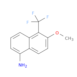 1-Naphthalenamine, 6-methoxy-5-(trifluoromethyl)-
