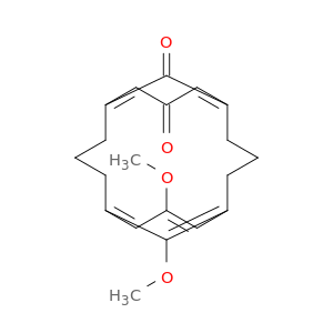 15,17-Dimethoxytricyclo(11.3.1.1(5,9))octadeca-1(17),5,8,13,15-pentaene-7,18-dione