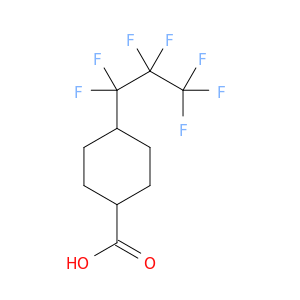 Cyclohexanecarboxylic acid, 4-(heptafluoropropyl)-