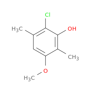 Phenol, 2-chloro-5-methoxy-3,6-dimethyl-