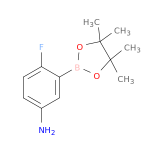 4-氟-3-(4,4,5,5-四甲基-1,3,2-二氧杂硼杂环戊烷-2-基)苯胺
