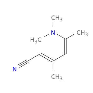 2,4-Hexadienenitrile, 5-(dimethylamino)-3-methyl-, (E,Z)-