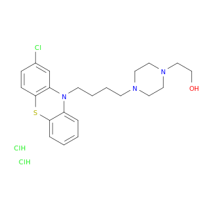 10-(4-(4-BETA-HYDROXYETHYL-1-PIPERAZINYL)BUTYL)-2-CHLOROPHENOTHIAZINE DIHYDROCHLORIDE