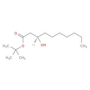Decanoic acid, 3-hydroxy-, 1,1-dimethylethyl ester, (R)-