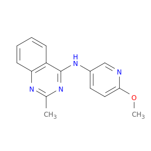 4-Quinazolinamine, N-(6-methoxy-3-pyridinyl)-2-methyl-