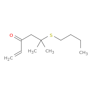 1-Hexen-3-one, 5-(butylthio)-5-methyl-