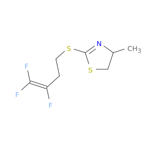 Thiazole, 4,5-dihydro-4-methyl-2-[(3,4,4-trifluoro-3-butenyl)thio]-