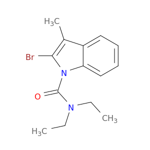 1H-Indole-1-carboxamide, 2-bromo-N,N-diethyl-3-methyl-