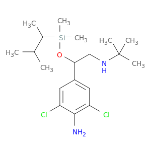 2,6-dichloro-4-[1-(dimethyl-(3-methylbutan-2-yl)silyl)oxy-2-(tert-butylamino)ethyl]aniline