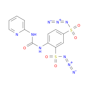 1,3-Benzenedisulfonyldiazide, 4-[[(2-pyridinylamino)carbonyl]amino]-