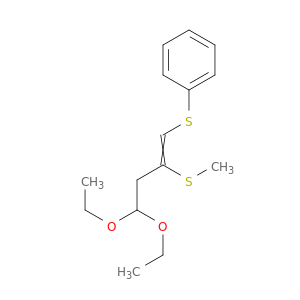 Benzene, [[4,4-diethoxy-2-(methylthio)-1-butenyl]thio]-