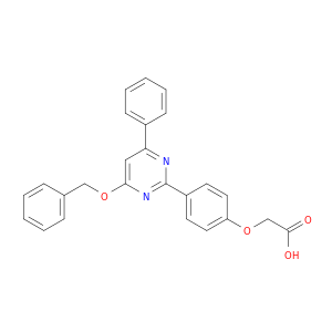 Acetic acid, [4-[4-phenyl-6-(phenylmethoxy)-2-pyrimidinyl]phenoxy]-