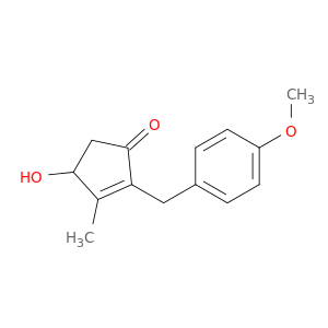 2-Cyclopenten-1-one, 4-hydroxy-2-[(4-methoxyphenyl)methyl]-3-methyl-