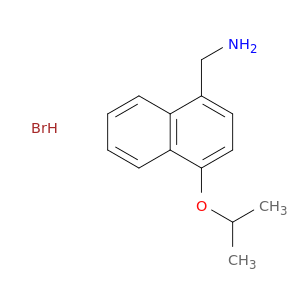 1-Naphthalenemethanamine,4-(1-methylethoxy)-, hydrobromide (1:1)
