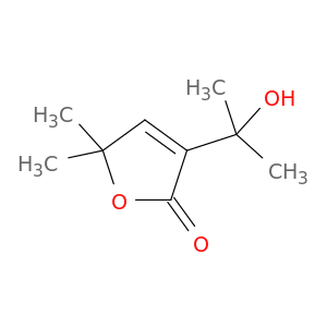2(5H)-Furanone, 3-(1-hydroxy-1-methylethyl)-5,5-dimethyl-