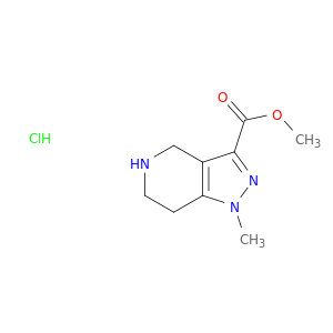 Methyl 1-methyl-4,5,6,7-tetrahydro-1H-pyrazolo[4,3-c]pyridine-3-carboxylate hydrochloride