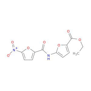 ETHYL 5-(((5-NITRO-FURAN-2-YL)CARBONYL)AMINO)-2-FURANCARBOXYLATE