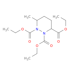 triethyl 6-methyltetrahydropyridazine-1,2,3-tricarboxylate