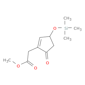 1-Cyclopentene-1-acetic acid, 5-oxo-3-[(trimethylsilyl)oxy]-, methyl ester