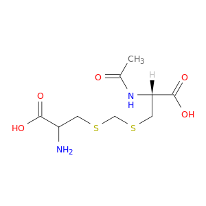 L-Cysteine, N-acetyl-S-[[(2-amino-2-carboxyethyl)thio]methyl]-, (R)-