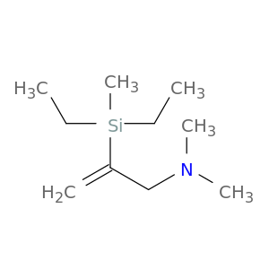 2-Propen-1-amine, 2-(diethylmethylsilyl)-N,N-dimethyl-