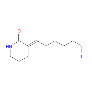 2-Piperidinone, 3-(6-iodohexylidene)-, (3E)-