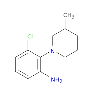 3-氯-2-(3-甲基哌啶-1-基)苯胺