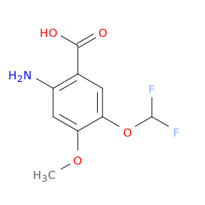 2-Amino-5-(difluoromethoxy)-4-methoxybenzoic Acid