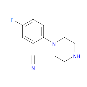 5-fluoro-2-(piperazin-1-yl)benzonitrile