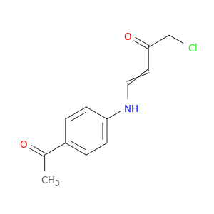 3-Buten-2-one, 4-[(4-acetylphenyl)amino]-1-chloro-
