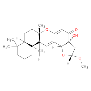 rel-(2R,3aR,6aS,8aS,12aS,12bR,13bS)-3a-hydroxy-2-methoxy-6a,9,9,12a-tetramethyl-2,3,3a,6a,7,8,8a,9,10,11,12,12a,12b,13b-tetradecahydro-4H-benzo[a]furo[3,2-j]xanthen-4-one