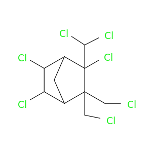 2,5,6-trichloro-3,3-bis(chloromethyl)-2-(dichloromethyl)bicyclo[2.2.1]heptane