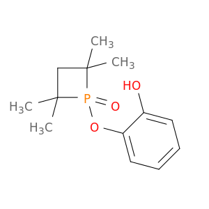 Phenol, 2-[(2,2,4,4-tetramethyl-1-oxido-1-phosphetanyl)oxy]-