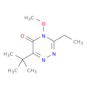 1,2,4-Triazin-5(4H)-one, 6-(1,1-dimethylethyl)-3-ethyl-4-methoxy-