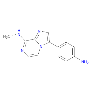 Imidazo[1,2-a]pyrazin-8-amine, 3-(4-aminophenyl)-N-methyl-