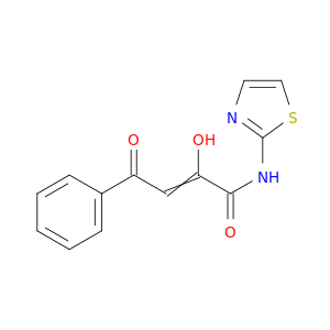 2-Butenamide, 2-hydroxy-4-oxo-4-phenyl-N-2-thiazolyl-