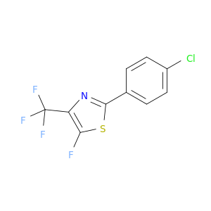 2-(4-氯苯基)-5-氟-4-(三氟甲基)噻唑