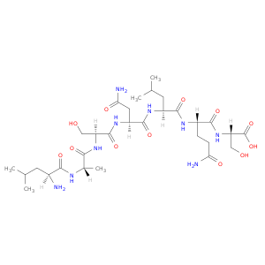 L-Serine, L-leucyl-L-alanyl-L-seryl-L-asparaginyl-L-leucyl-L-glutaminyl-