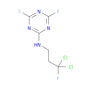 1,3,5-Triazin-2-amine, N-(3,3-dichloro-3-fluoropropyl)-4,6-difluoro-