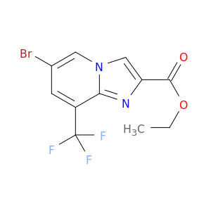 6-溴-8-三氟甲基吲唑并[1,2-a]吡啶-2-甲酸乙酯