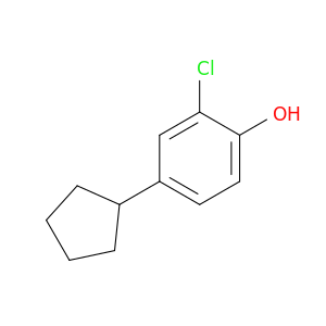 Phenol, 2-chloro-4-cyclopentyl-
